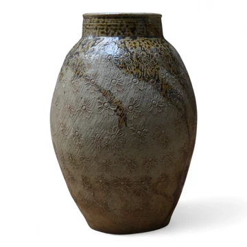 ETNIC PORCELÁN VÁZA  - L