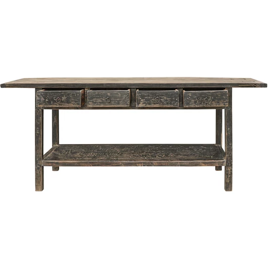 KONZOLASZTAL FEKETE - NATÚR - B