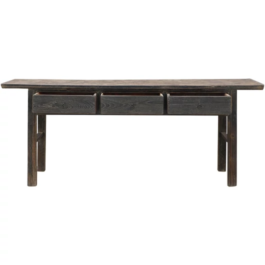 KONZOLASZTAL FEKETE - NATÚR - C