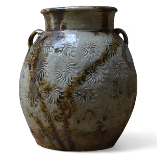 ETNIK PORCELÁN VÁZA  - S