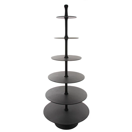 FEKETE FÉM ÁLLVÁNY - XL